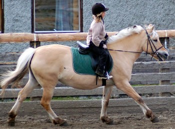 Ronja med ung jente